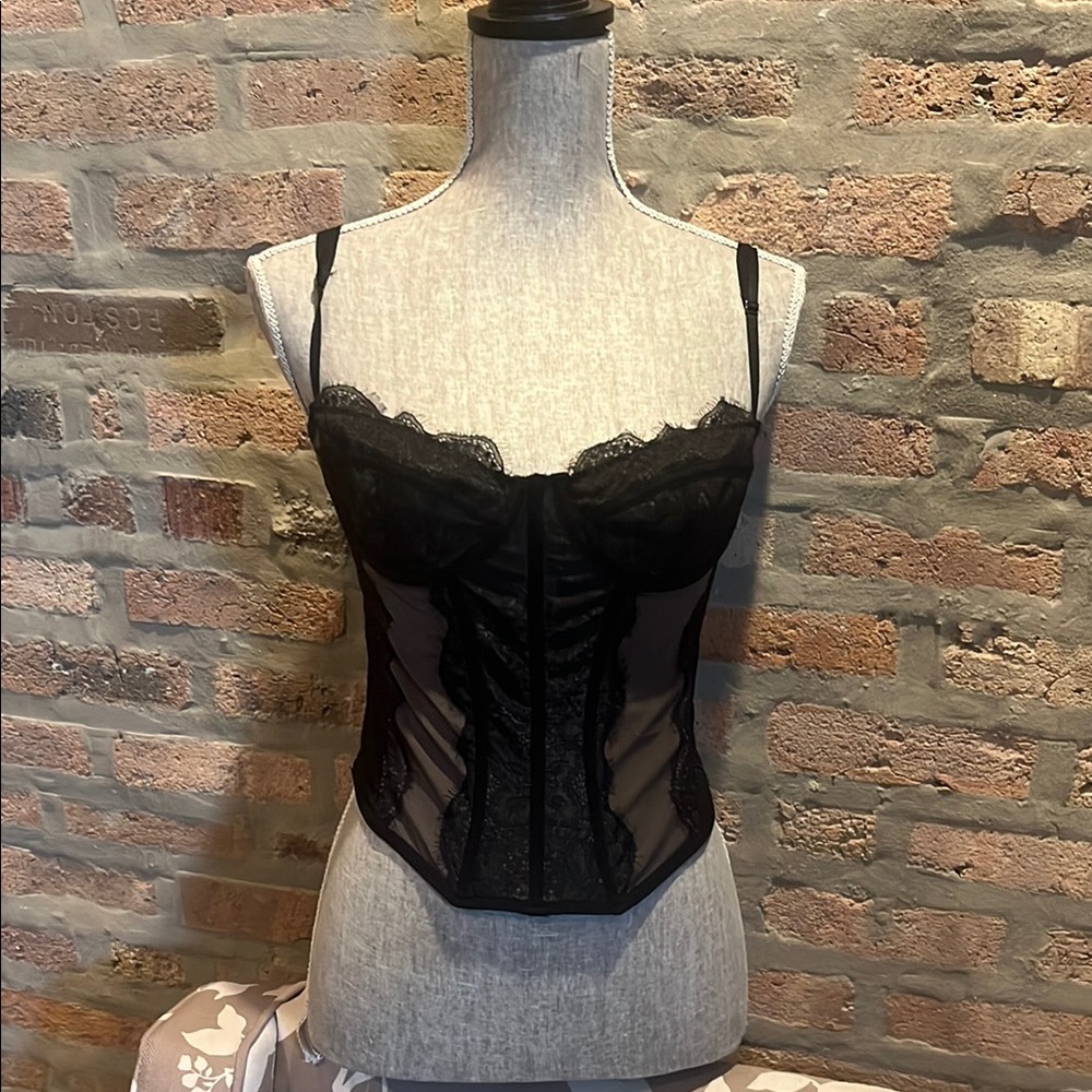 Urban Outfitters Out From Under Black Lace Bra